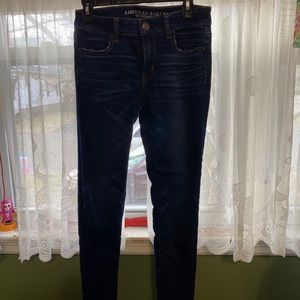 American Eagle Blue Skinny Jeans